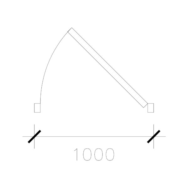 Laminated Door (1000 mm)