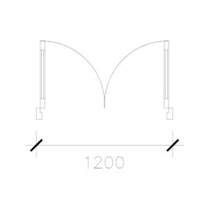 Laminated Double Door (1200 mm)