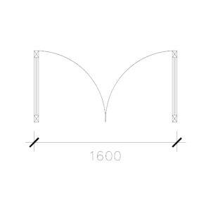 Laminated Double Door (1600 mm)