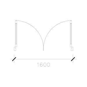 Laminated Double Door Type 1 (1600 mm)