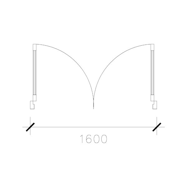 Laminated Double Door Type 1 (1600 mm)