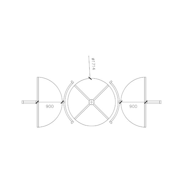 Swing Door (1700mm)