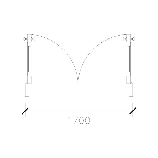 Laminated Double Door (1700 mm)