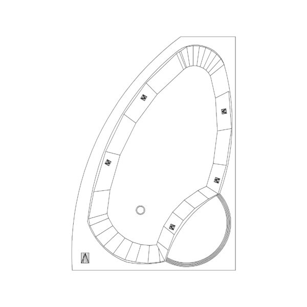 Bath Plan Triangular Type B