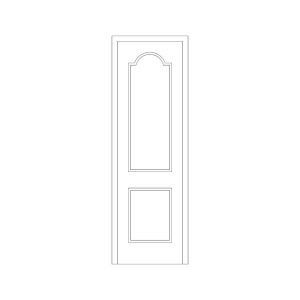 Door With lipping Round