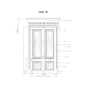 Double Door Wooden