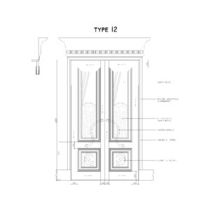 Double Wooden Door