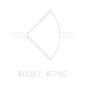 Double Acting Door