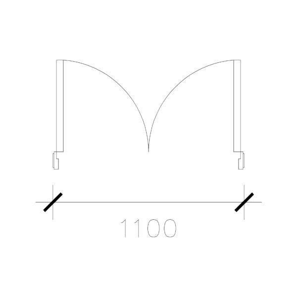 Double Wide Door (1100 mm)