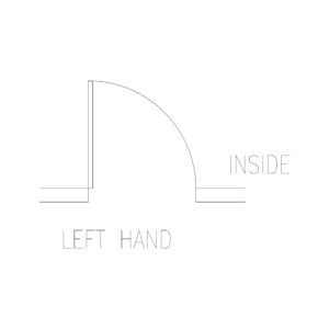 Left Hand Wide Door (787 mm)