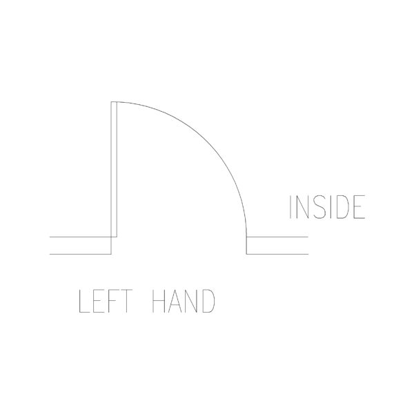 Left Hand Wide Door (787 mm)