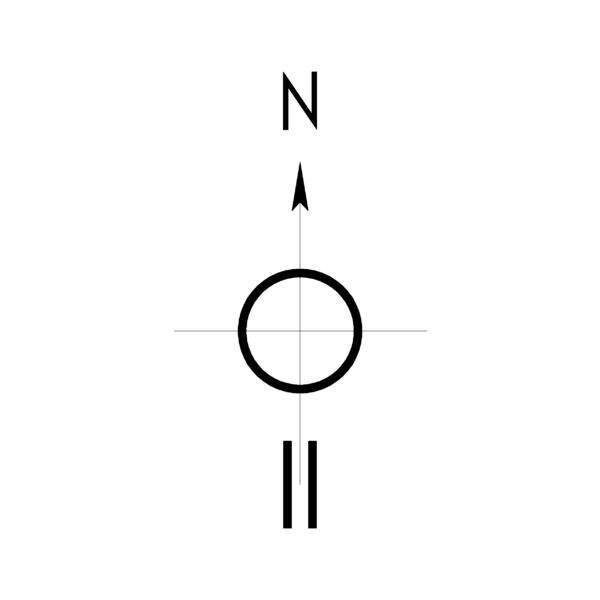North Arrow Symbol Type 13