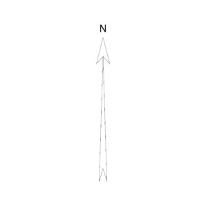 North Arrow Symbol Type 15