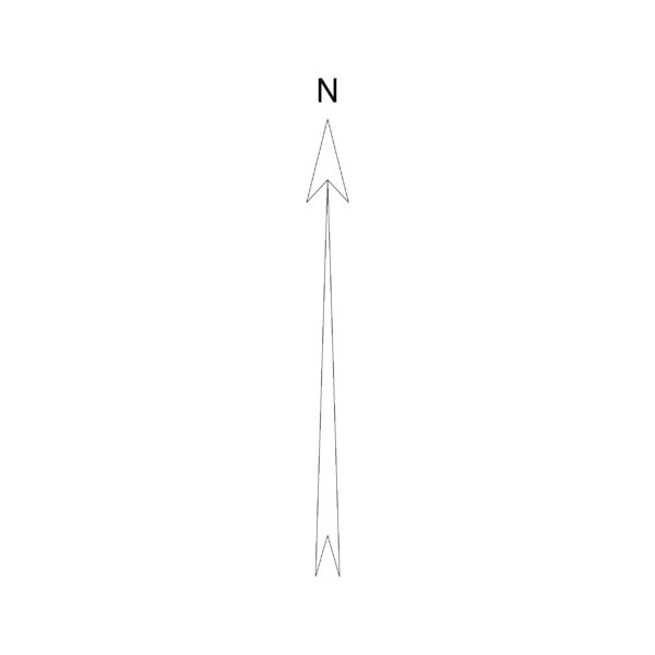 North Arrow Symbol Type 15
