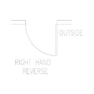 Right Hand Wide Reverse Door (787 mm)