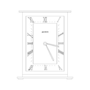 Table clock Rectangle