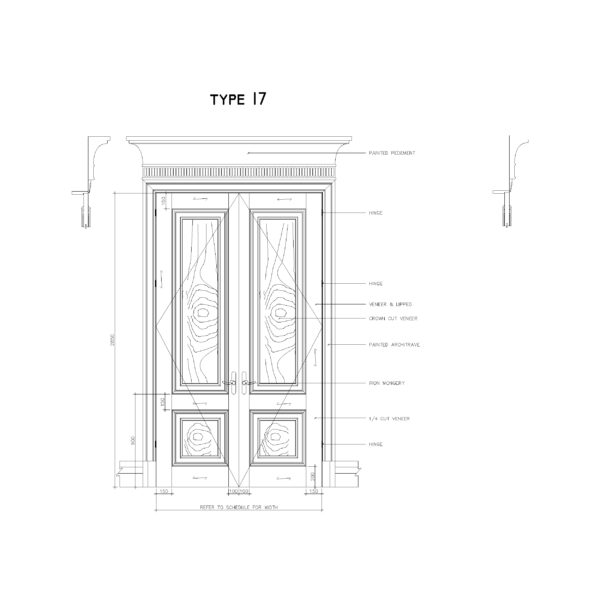 Door Elevation Type 17