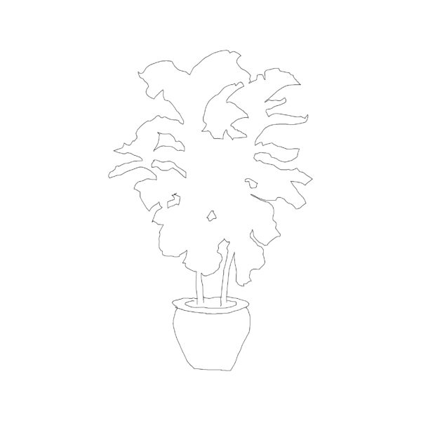 Potted Plant Type 012