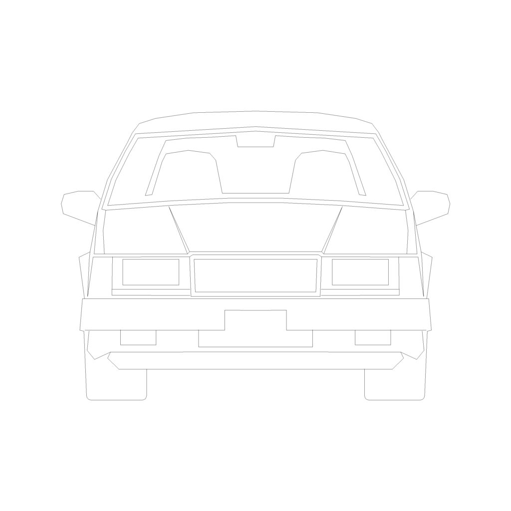 car-front-type-1-2d-elevation-cadblockdwg