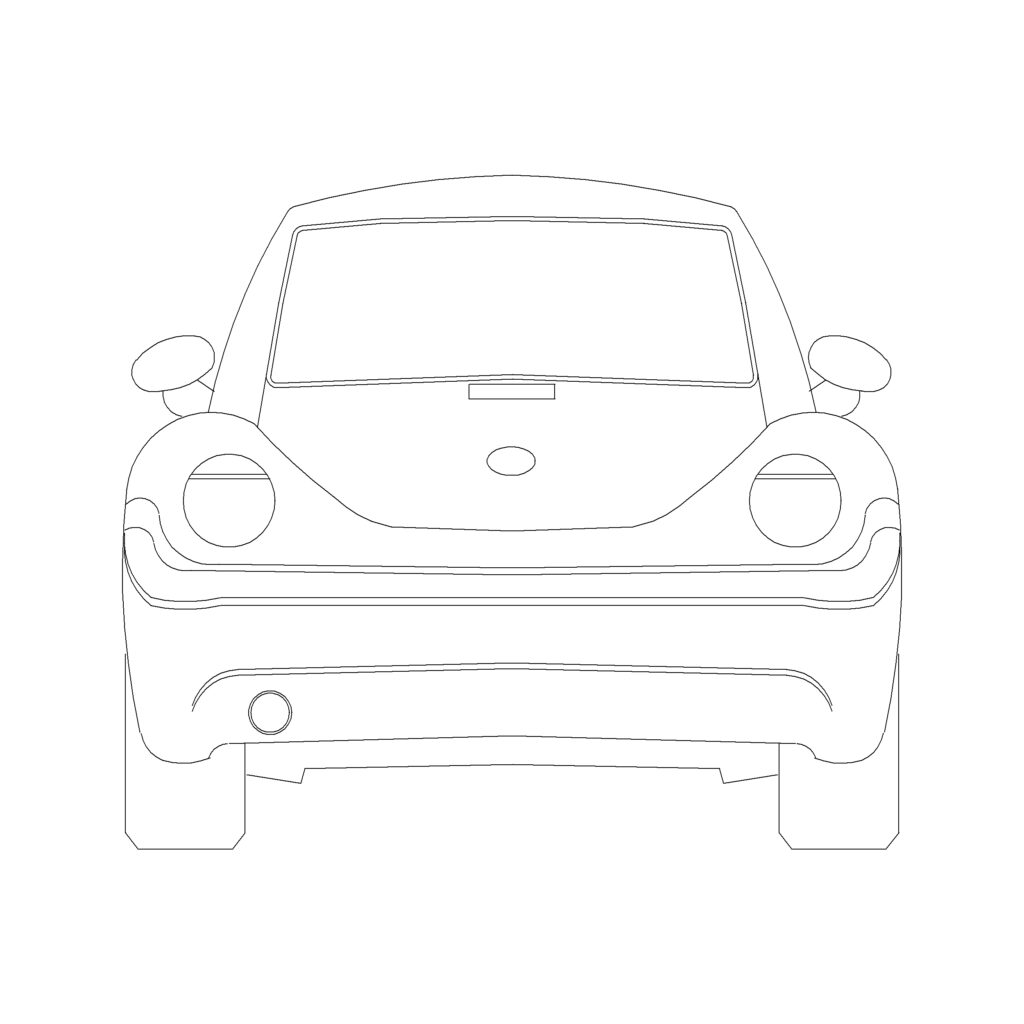 car-front-nissan-2d-elevation-cadblockdwg