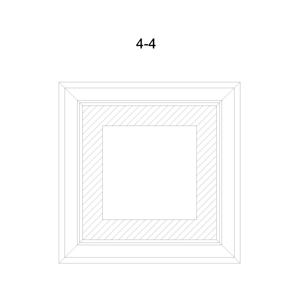 Classical Arch Column : 2D Model - Cadblockdwg