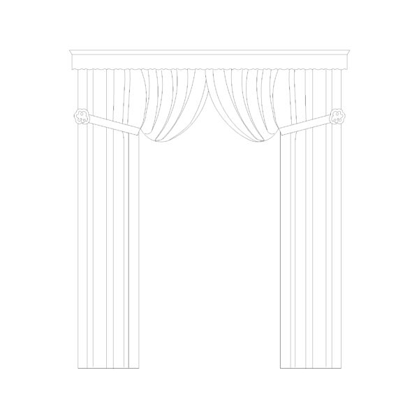 Rod pocket curtains