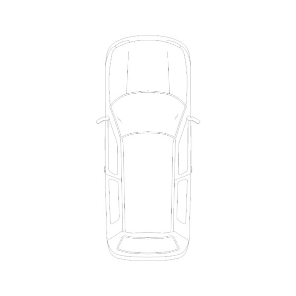 Nissan Car Type 1: Top View Plan - Cadblockdwg