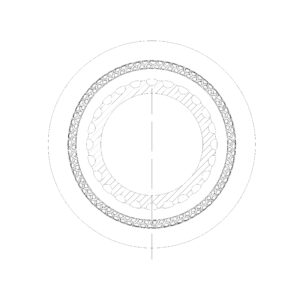 Round Column plan Type 2