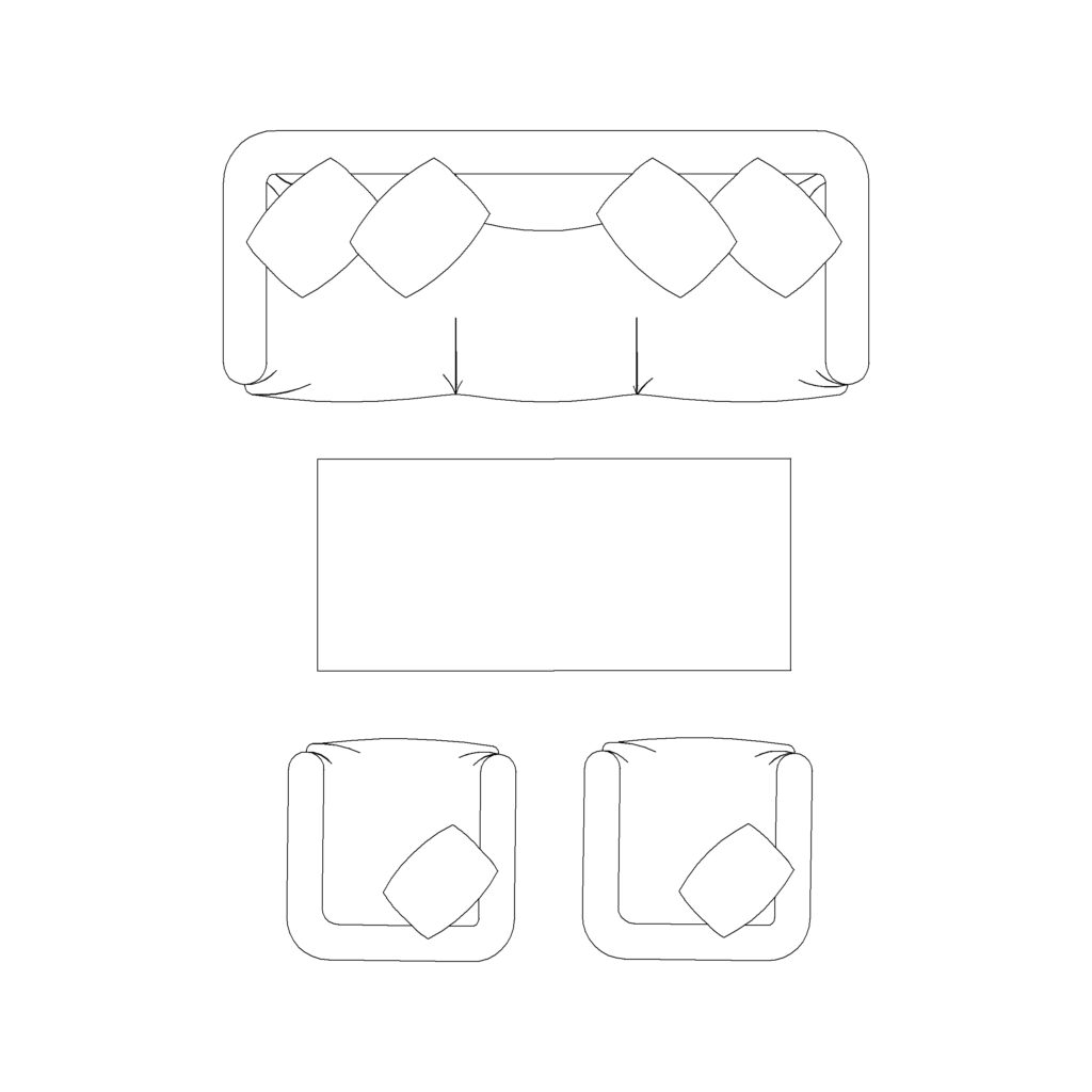 living-room-set-type-3-2d-top-view-plan-cadblockdwg